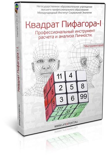 Квадрат Пифагора-I. Профессиональный инструмент расчета и анализа Личности