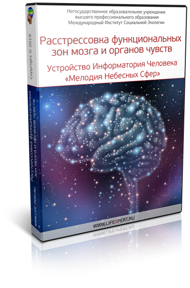 Расстрессовка функциональных зон мозга и органов чувств. Устройство Информатория Человека. «Мелодия Небесных Сфер»